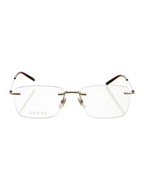 rimless gucci eyeglasses|gucci eyeglass frames women.